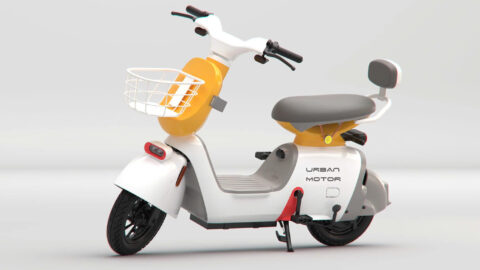 hoto-Album-_Electric-Bicycle_UM-DB01_Fr._Yellow-white