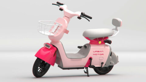 Photo-Album-_Electric-Bicycle_UM-DB01_Fr._Pink-red