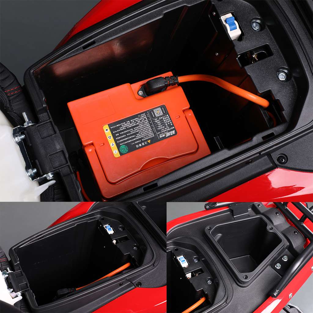 Photo-Gallery-Carousel_Electric Bicycle_UM-DB03_red-trunk put in li-ion battery