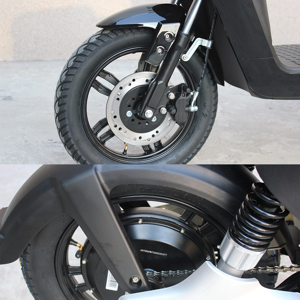 Photo-Gallery-Carousel_Electric Bicycle_UM-DB07_2.75-12 (16X3.00) tubeless tires_front disc brake_rear drum brake