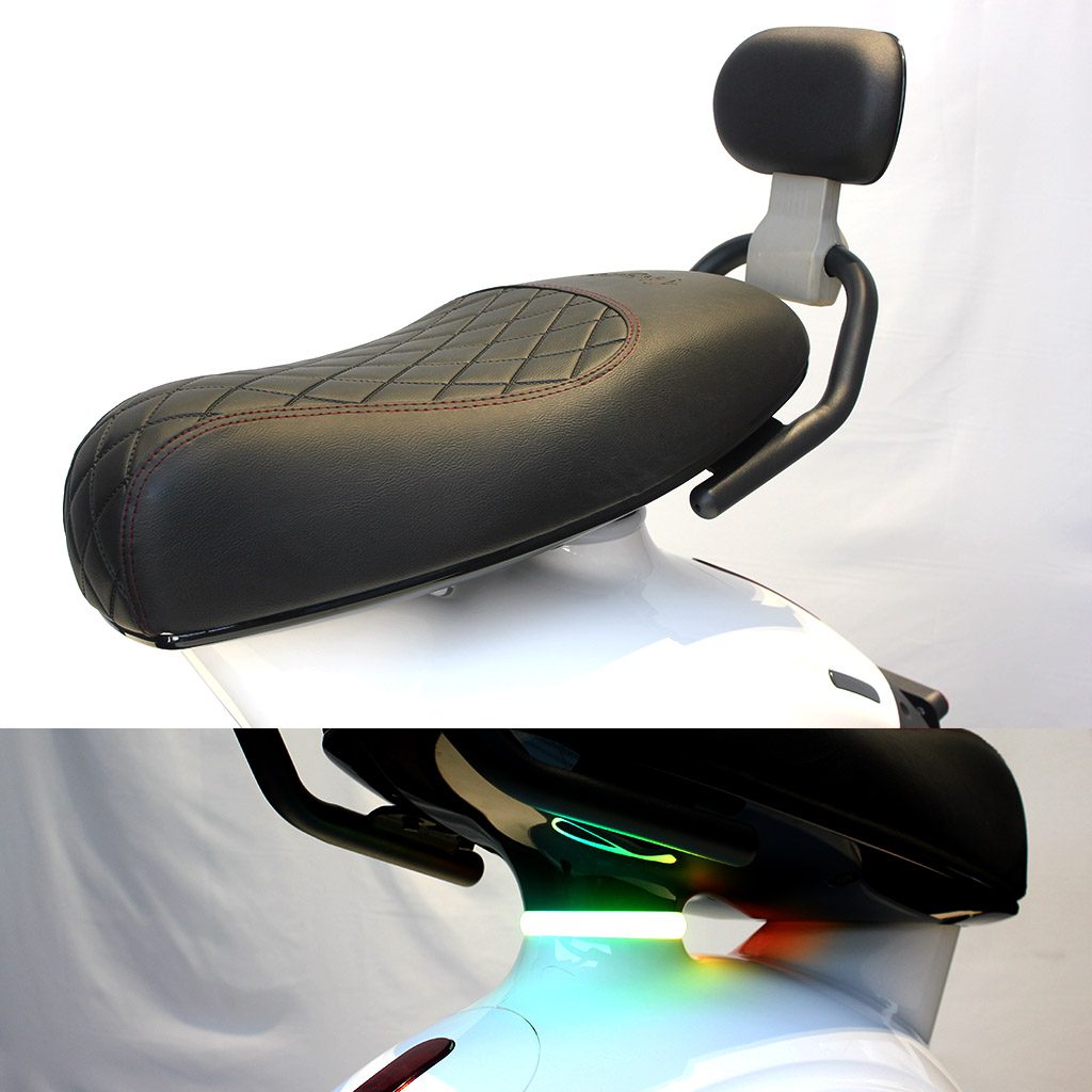 Photo-Gallery-Carousel_Electric Bicycle_UM-DB09_extended seat_passenger backrest_Colorful dynamic atmosphere lights under seat